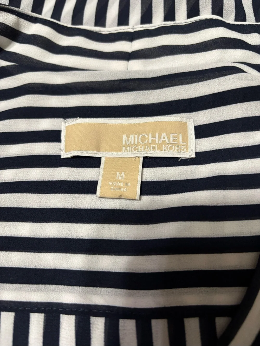 Michael Kors navy white
